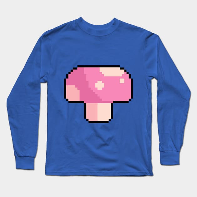 pixel mushroom Long Sleeve T-Shirt by Moonsayfar 